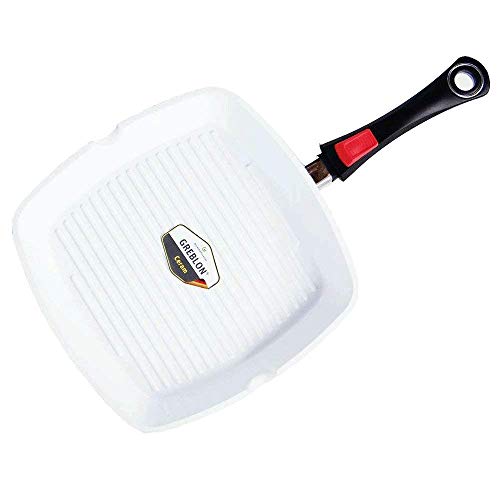 NICE COOKER ® Poêle Grill Céramique - Manche Amovible – 28 cm