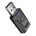 Bluetooth Transmitter, 4 in 1 USB Bluetooth5.0 Receiver Clear Sound Quality Plug and Play Stable Audio Adapter