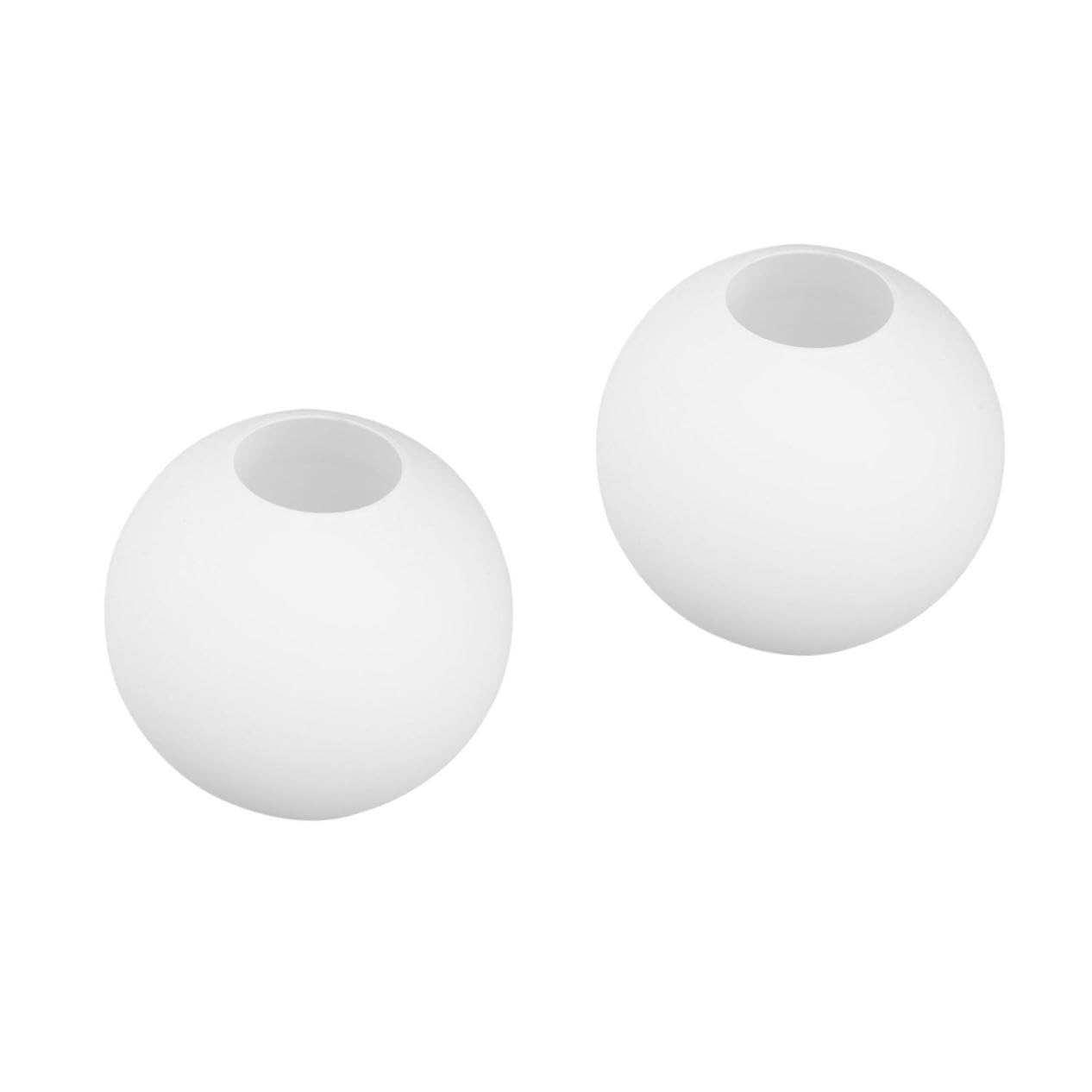 OSALADI 2pcs Glass Globes for Light Fixtures Frosted Glass Lamp Shade Replacement Ceiling Light Cover Lampshades for Pendant Lmaps 8X8cm
