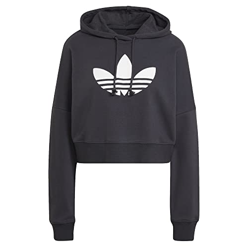adidas Crew Crop Women Hoody (38, Carbon)