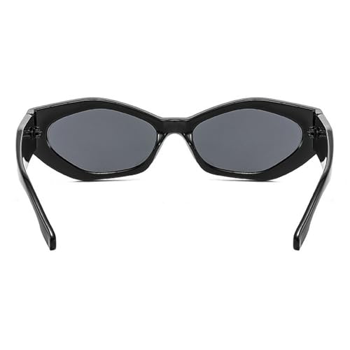 Popular Fashion Polygon Cat Eye Women Sunglasses Retro Colorful Oval Eyewear Shades UV400 Men Trending Sun Glasses3