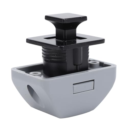 Omquot Serrure de Tiroir en Métal sans clé pour Armoire de Camping-car, pour Caravane, Yacht, Camping-car, ABS, Kit de 7 Pièces (Noir) – vue 9