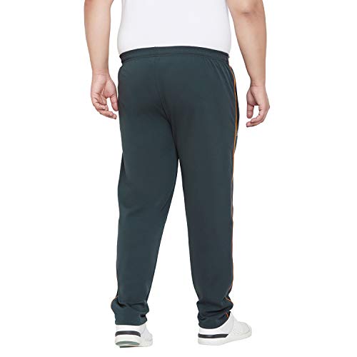 Image of Bigbanana Men Plus Size Offey Solid Trackpant
