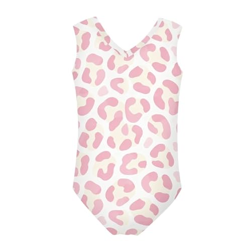 Image of Cartoon Pattern Kids Girls Bathing Suits One Piece Swimsuit Soft & Quick Dry, 5-14Years
