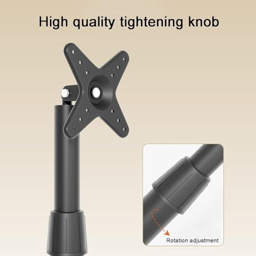 TV Stand, Floor Standing TV Stand, Suitable for 14-30 inch Screen TV Stand Base, Rotatable Height Adjustment – Image 6