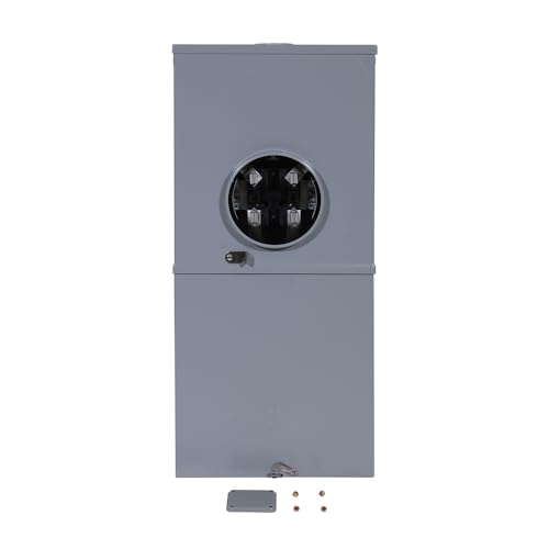 ABB TSMR415CSCUGPP Main Breaker Meter Combo 200A Ringless Feed-Through Lug Load Center 1P3W 120/240 VAC 22 KAIC Outdoor Mount Panel Easy Wiring & Installation UL Listed & ANSI Certified