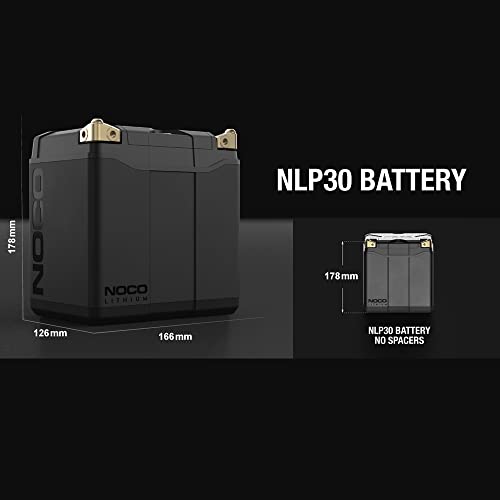 NOCO Lithium NLP30: Ultra-Light 12V Lithium Powersport Battery – Group 30 – 8Ah – 700A Start Power – Intelligent BMS – UL Certifiedc by NOCO - Image 2