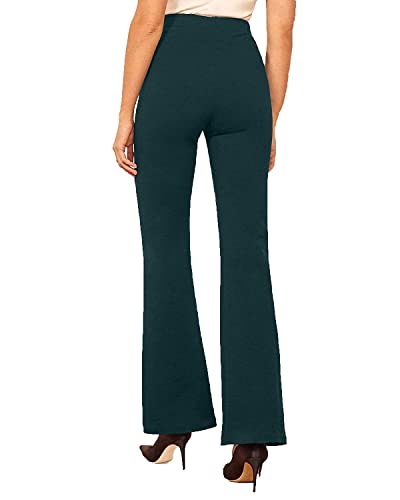 Image of Leriya Fashion Women's Yoga Dress Pants Stratchable Work Slacks Business Casual Office Straight Leg /Bootcut Elastic Waist Trouser for Women