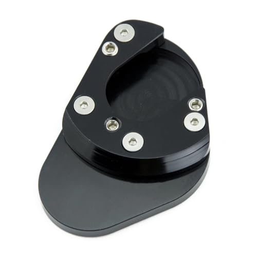 Support latéral béquille RC390 et 990 Adventure plaque en alu brossé CNC