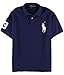 Produktbild Polo Ralph Lauren Herren-Poloshirt, schmale Passform, großes Pony-Logo, Marineblau, XX-Large