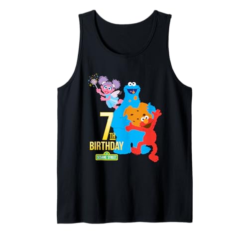 Débardeur Sesame Street 7 ans idéal pour fête d'anniversaire en été