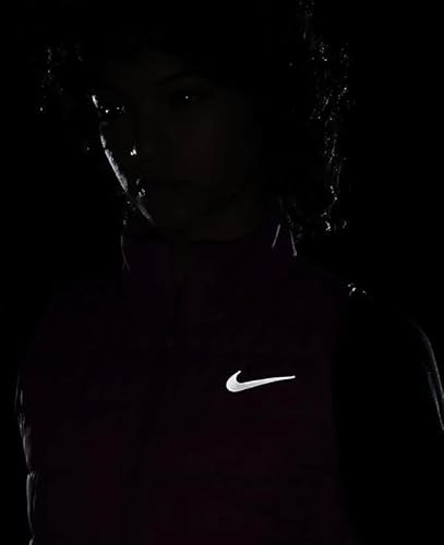 Nike Thermainteger} Colete feminino de corrida com enchimento sintético, viotech, GG, Viotech, GG