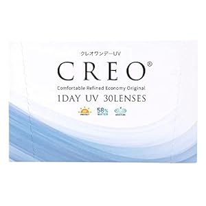 クレオワンデーUVモイスト （1日使い捨て コンタクトレンズ ）高含水 うるおい UV