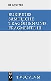 Die bittflehenden Mütter. Der Wahnsinn des Herakles. Die Troerinnen. Elektra: Griechisch - deutsch (Sammlung Tusculum) - Herausgeber: Gustav Adolf Seeck Euripides Übersetzer: Ernst Buschor 