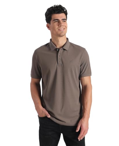 Image of Jockey AM38 Men Nylon Regular Fit Solid Half Sleeve Polo T-Shirt with StayDry & StayFresh Technology
