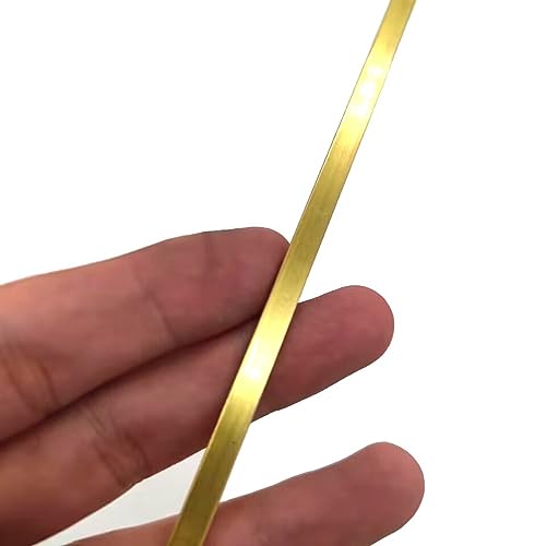 WUDOLI flat sheet Solid H59 Brass Row Strip Brass Flat Plate Bar Thickness 3mm 4mm 5mm 6mm 1pcs Length 500mm square materials (Size : 3x5x500mm)