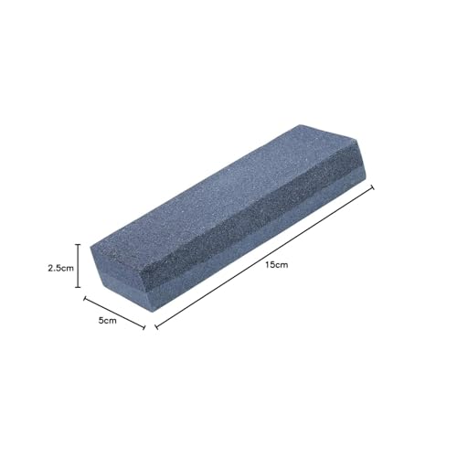 Image of Dual Grit Sharpening Stone, 400 /600 Grit, Double Sided Whetstone Knife Sharpener for Kitchen Knives, Scissors, Chisels, Garden Tools, Water Stone with Non-Slip Base