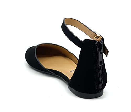 Soda Children's/Kid/Big Kid Girl's Ballerina Flat Shoes Missy 2 Black 12