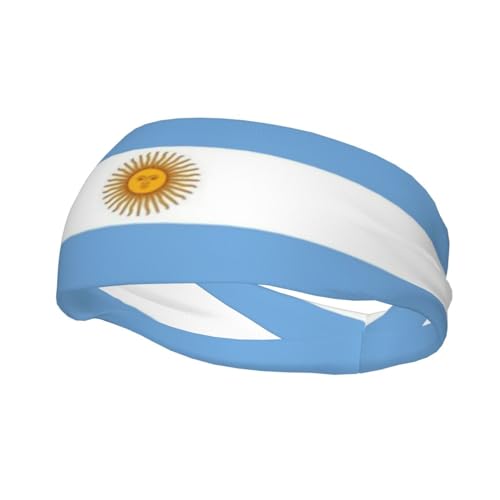 Image of Cute Flag Headbands Women Men Flag Sweatband Sports Headband for Running, Cycling, Yoga Gym, Working Out