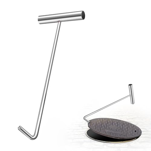 Crochet de levage en acier inoxydable - Polyvalent - Qualité supérieure - Plusieurs (60 cm) pour soulever et manipuler facilement