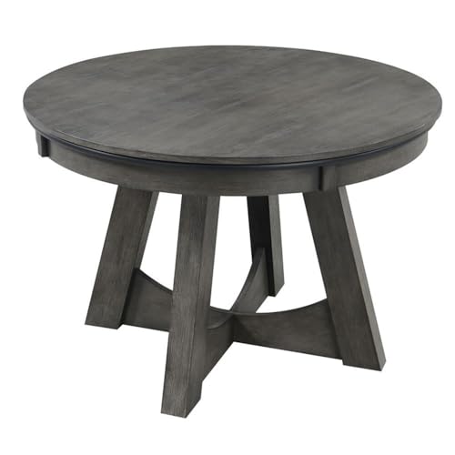 Bowery Hill BH-4752-2010707 Modern Wood Gray Finish Round Game Table cover