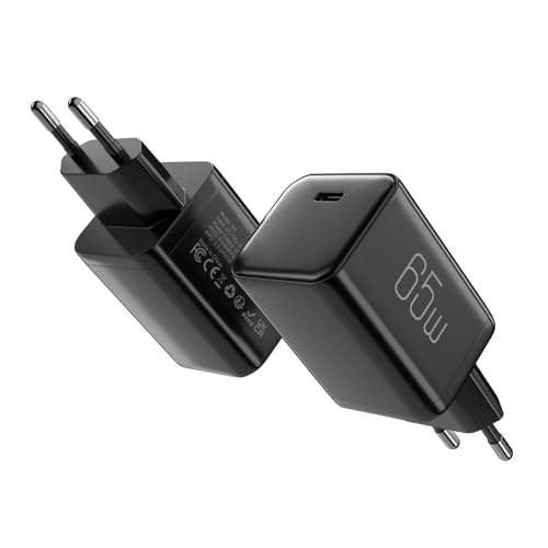Cargador 65W USB C, Cargador Tipo C Carga Rapida 65W, Adaptador Enchufe de Pared 45W USBC Charger para Apple iPhone 17 16 1514 Plus 13 12 Pro MAX Samsung Galaxy S25 S24 iPad Tabletas etc