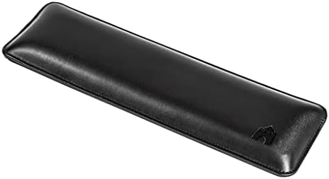 Bailey Tenkeyless by Castle - TKL Short Wrist Rest for Keyboards with around 87 Keys - Leather Ergonomic Computer Extra Firm Wrist Support - Typists, Gaming, & Heavy Office Use (Nightfall, Tenkeyless)