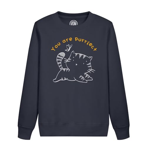 Sweatshirt enfant chat Fabulous - Pull illustration chaton coton confortable