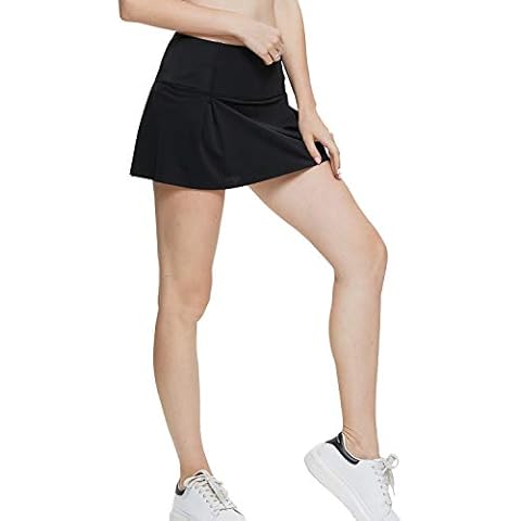 TIANNBU Women's Skort Lightweight Skirt with Pockets for Workout Casual Use Cover
