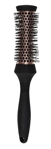 Denman (Medium) Thermo Ceramic Hourglass Hot Curl Brush, Hair Curling Brush for Blow-Drying, Straightening, Defined Curls