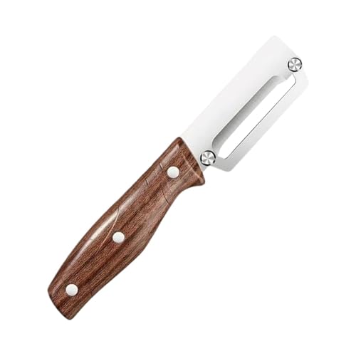 Pelador de patatas, herramienta manual multifuncional portátil con mango ergonómico para pelar, herramienta para pelar patatas y frutas – para ensaladas, preparación de alimentos, cocción de frutas