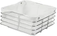 Cesto para Pães Aramado de Inox, mesa posta, cafe da manha