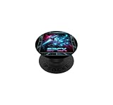 SPCX Space Logo with Orbital Solar Panels PopSockets Adhesive PopGrip