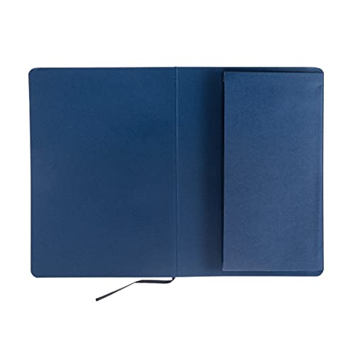 Carnet de notes Fabriano Ecoqua Plus cousu signé A5 bleu foncé - 5