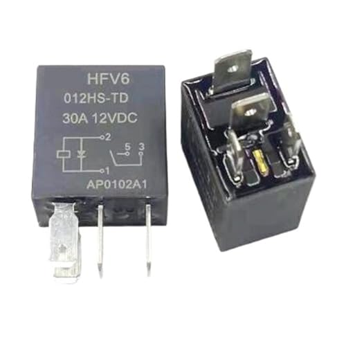 Relais HFV6 012HS-TD 12V 30A pour la réparation électrique des phares et de la ventilation