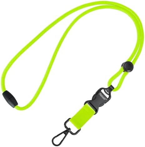 3 Pack Breakaway Lanyards For ID Badges & Keys - Adjustable Safety Detachable Neck Lanyard With Hook, Black Gray Green