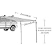 Car Awning Camping Car Side Awning Rooftop Pull Out Tent Shelter, 420D Oxford Cloth Waterproof Vehicle Awning Overland Camping, for Outdoor Activities (Size : 200x250cm/6.6x8.2ft)