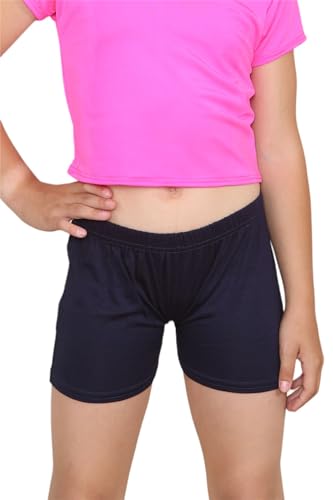 Pantalones cortos de gimnasia para niña ideales para entrenamientos de voleibol en verano