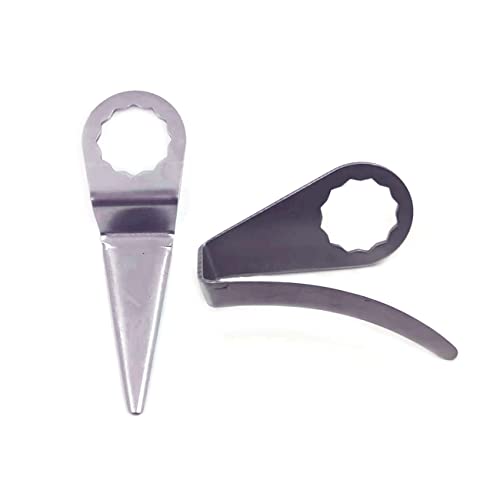 TOABLEVEL Powered Cold Knife Blade 57mm 2.37-Inch 60mm Hook Blade for Car Doors Window Seal Cutter Pneumatic Windshield Remover Kit Parts