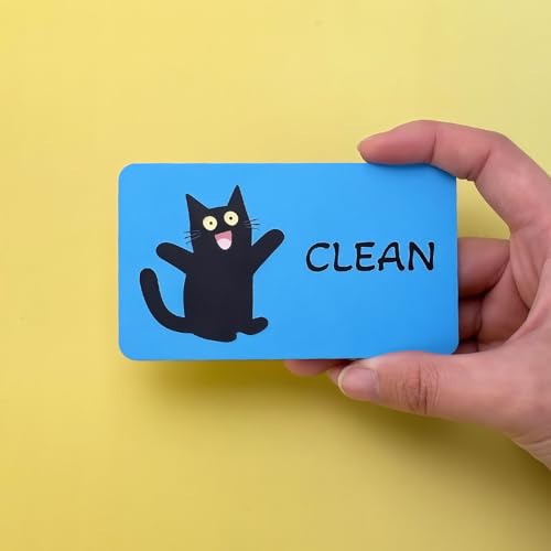 Imán decorativo para lavavajillas con señal limpia/sucia miniatura 5