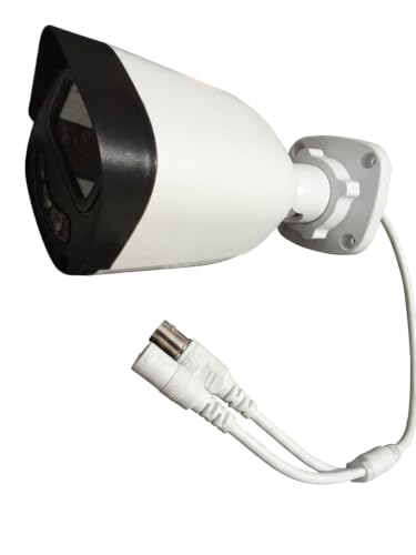 Image of 5MP Full Color Outdoor Bullet CCTV Security Camera with AI Detection, Dual Light, Night Vision, Weatherproof Housing & Adjustable Mount |Starlight | Metal Body