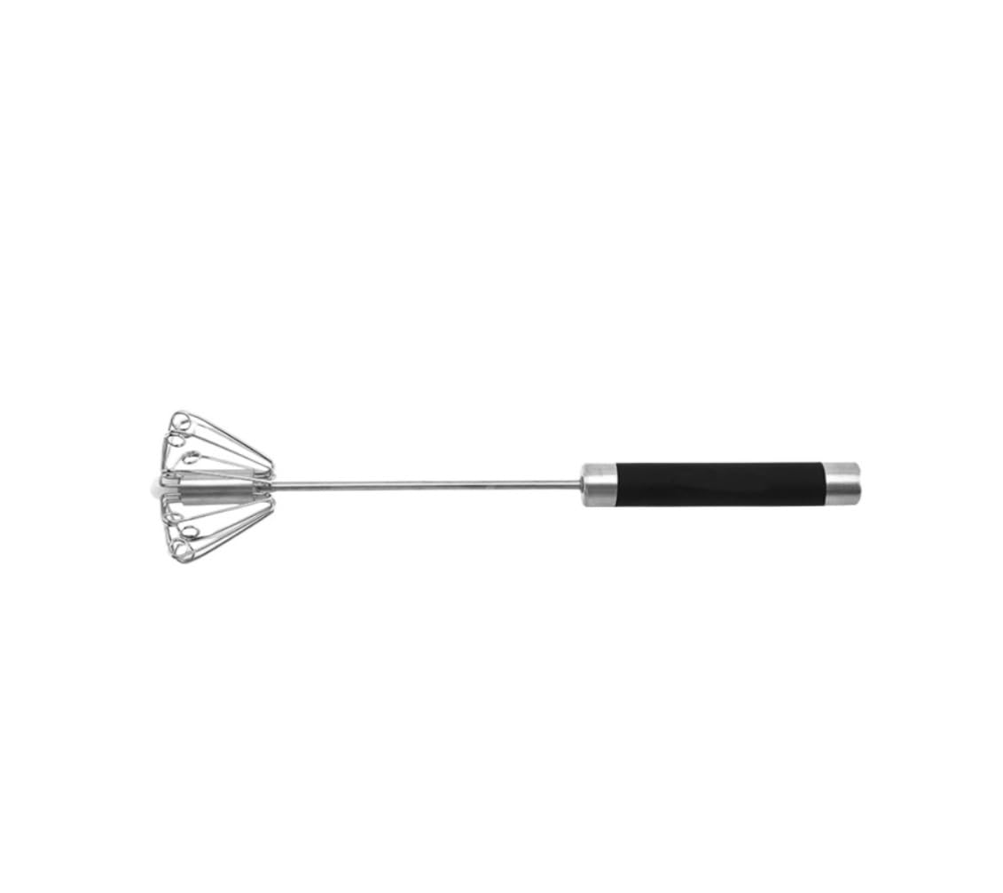 Batidor Huevos Mezclador De Crema Manual Giratorio Acero Inoxidable, Batidor Huevos con Globo, Cocina Utensilios Cocina