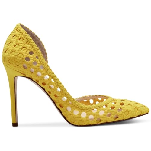 Jessica Simpson Womens Paimee Faux Leather Pointed Toe D'Orsay Heels3