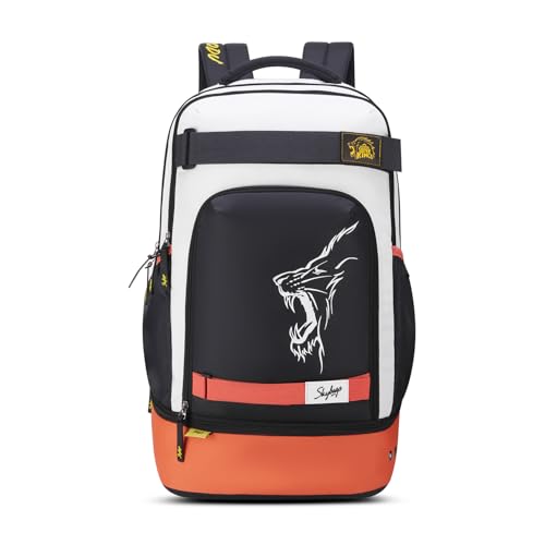 Image of Skybags Namma 16.5 inch Compatible Laptop Backpack 40L | 2 Compartments with Quick-Access Front Pocket & Rain Cover | Tablet Sleeve & Side Bottle Pocket | CSK Travel Backpack for Men & Women
