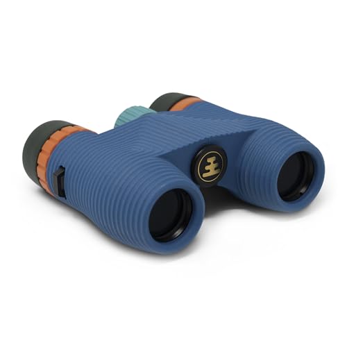 Nocs Provisions Standard Issue 8x25 Waterproof Binoculars, 8X Magnification, Bak4 Prism, Wide View Multi-Coated Lenses for Bird Watching, Hiking & Backpacking - Cobalt Blue II