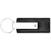 AU-TOMOTIVE GOLD, INC Officially Licensed Black Leather Key Chain for Honda Accord