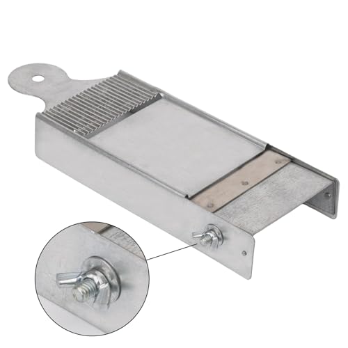 AAMATY Stainless Steel Manual Potato Chips Cutter & Vegetable Slicer with Adjustable Blade – Plain Chips Maker, Veg Salad Cutter for Kitchen & Restaurant, Heavy Duty Slicer for Home Cooking