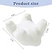 MABOZOO Cooling Fabric Face Pillow, Ergonomic Beauty Pillow for Neck, Shoulder Pain Relief, Memory Foam Face Down Pad Contour Cushion for Side, Back and Stomach Sleepers