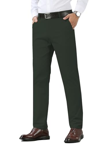 Image of TAGDO Men's Cotton Casual Trousers | Slim Fit Formal Pants for Man | Comfortable & Breathable Fabric | Stylish Office Wear | Everyday Casual Pant for Men