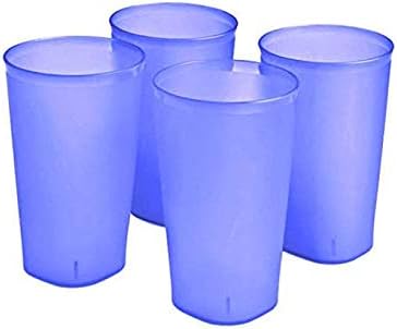 Sterilite 09244h08 - Vasos de tinte azul Tuquoise de 20 onzas, 4 unidades